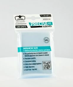 Ozzie Collectables Ultimate Guard Precise-Fit Sleeves Resealable Japanese Size Transparent (100) All Board Games