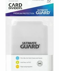 Ozzie Collectables Ultimate Guard Card Dividers Standard Size Transparent (10) All Board Games