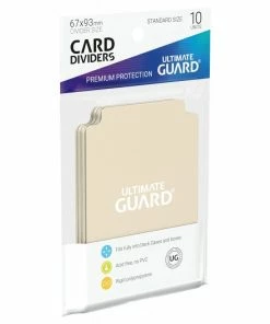 Ozzie Collectables All Board Games Ultimate Guard Card Dividers Standard Size Sand (10)
