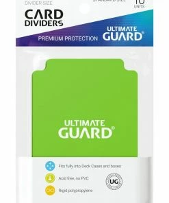 Ozzie Collectables Ultimate Guard Card Dividers Standard Size Light Green (10)