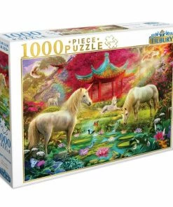Ozzie Collectables Tilbury Japan Unicorns Puzzle 1000pc