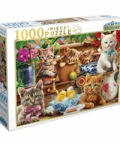 Ozzie Collectables Tilbury Kittens In The Potting Shed Puzzle 1000pc All Board Games