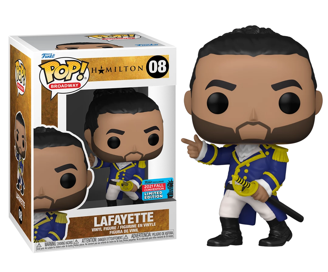 Funko Hamilton - Lafayette NYCC 2021 Fall Convention Exclusive Pop! Vinyl 1 Funko Hamilton - Lafayette NYCC 2021 Fall Convention Exclusive Pop! Vinyl