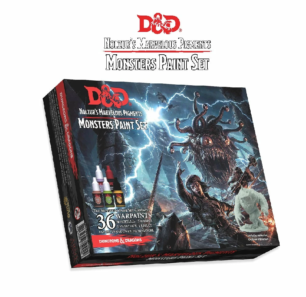 Ozzie Collectables Dungeons & Dragons D&D Nolzurs Marvelous Pigments Monster Paint Set 1 Ozzie Collectables Dungeons & Dragons D&D Nolzurs Marvelous Pigments Monster Paint Set