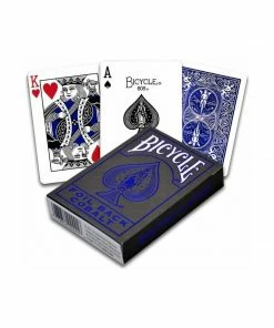Ozzie Collectables Bicycle Foil Metalluxe Blue Playing Cards All Board Games