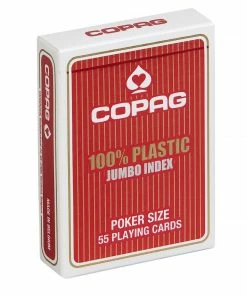 Ozzie Collectables Copag Poker Jumbo Index Playing Cards - Red All Board Games