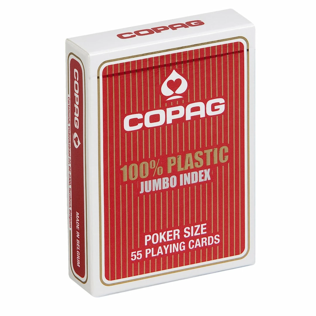 Ozzie Collectables Copag Poker Jumbo Index Playing Cards - Red All Board Games 1 Ozzie Collectables Copag Poker Jumbo Index Playing Cards - Red All Board Games
