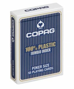 Ozzie Collectables Copag Poker Jumbo Index Playing Cards - Blue All Board Games