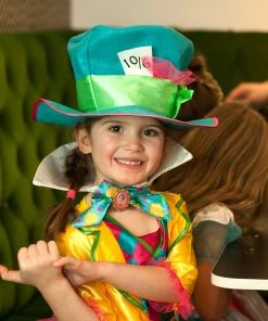 Rubies Deerfield Mad Hatter Girls Deluxe Costume (Large Polybag), Child Bags & Wallets