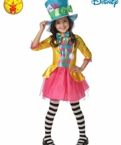 Rubies Deerfield Mad Hatter Girls Deluxe Costume (Large Polybag), Child Bags & Wallets