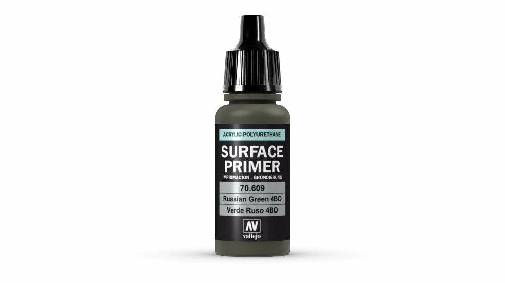Ozzie Collectables Vallejo Surface Primer - Russian Green 4BO 17 Ml 1 Ozzie Collectables Vallejo Surface Primer - Russian Green 4BO 17 Ml