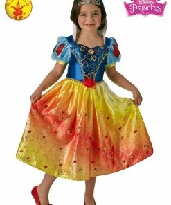 Rubies Deerfield Snow White Rainbow Deluxe Costume, Child Disney Princess