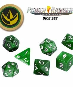 Ozzie Collectables Power Rangers RPG - Green Dice Set