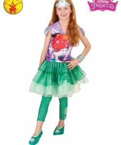 Rubies Deerfield Disney Princess Ariel Hooded Dress, Child