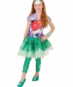 Rubies Deerfield Disney Princess Ariel Footless Tights, Child