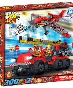 Cobi Construction Sets Action Town - 300 Piece Fire Rescue Construction Set