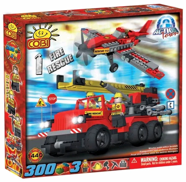 Cobi Construction Sets Action Town - 300 Piece Fire Rescue Construction Set 1 Cobi Construction Sets Action Town - 300 Piece Fire Rescue Construction Set