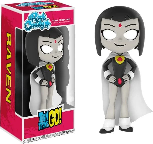 Funko Teen Titans Go! - Raven (white) US Exclusive Rock Candy Collections 2 Funko Teen Titans Go! - Raven (white) US Exclusive Rock Candy Collections