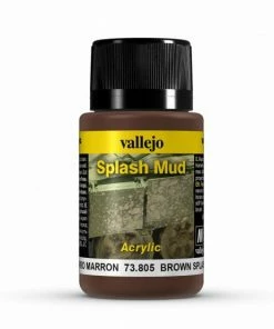 Ozzie Collectables All Board Games Vallejo Weathering Effects - Brown Splash Mud 40 Ml