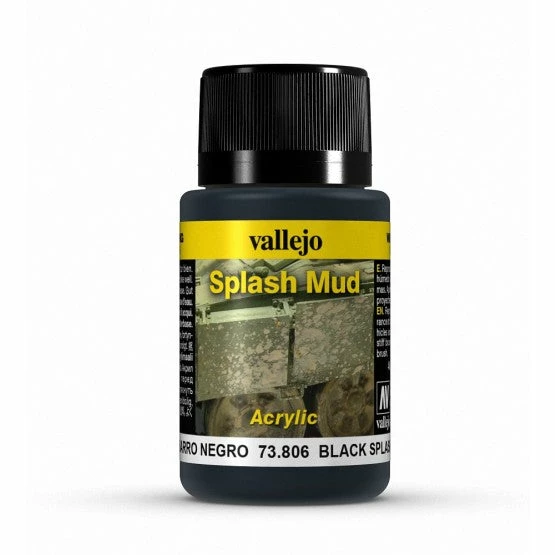 Ozzie Collectables All Board Games Vallejo Weathering Effects - Black Splash Mud 40 Ml 1 Ozzie Collectables All Board Games Vallejo Weathering Effects - Black Splash Mud 40 Ml