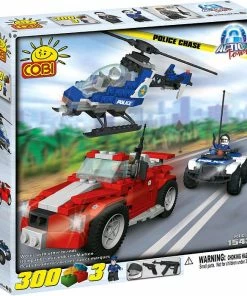 Cobi Action Town - 300 Piece Police Chase Construction Set