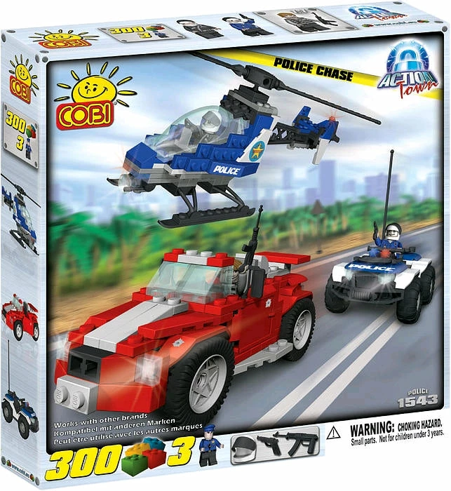 Cobi Action Town - 300 Piece Police Chase Construction Set 1 Cobi Action Town - 300 Piece Police Chase Construction Set