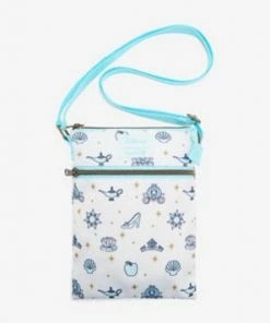 Loungefly Disney Princesses Icons Passport Crossbody Bag