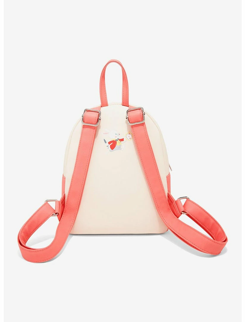 Loungefly Disney Alice In Wonderland Pink Tea Party Mini Backpack 4 Loungefly Disney Alice In Wonderland Pink Tea Party Mini Backpack