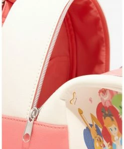 Loungefly Disney Alice In Wonderland Pink Tea Party Mini Backpack 6 Loungefly Disney Alice In Wonderland Pink Tea Party Mini Backpack
