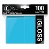 Ozzie Collectables Eclipse Gloss Standard Sleeves 100 Pack Sky Blue