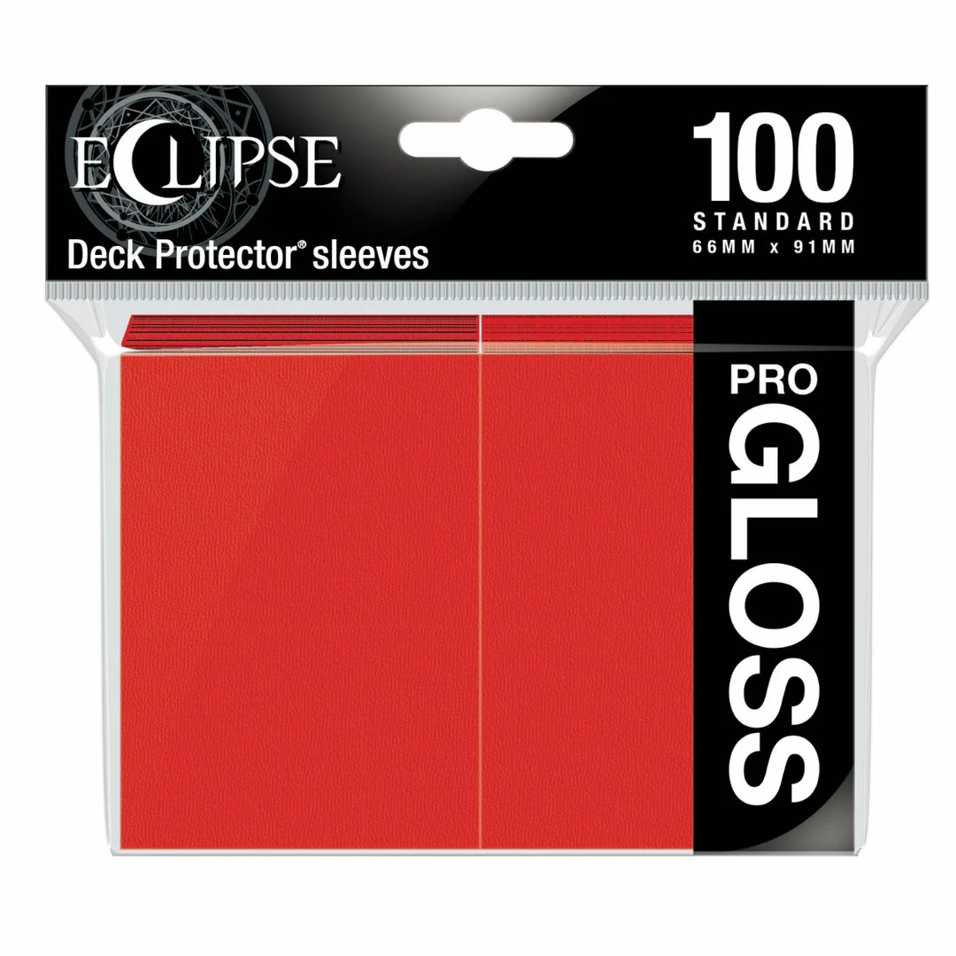 Ozzie Collectables All Board Games Eclipse Gloss Standard Sleeves 100 Pack Apple Red 1 Ozzie Collectables All Board Games Eclipse Gloss Standard Sleeves 100 Pack Apple Red