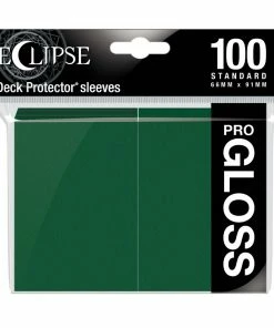 Ozzie Collectables Eclipse Gloss Standard Sleeves 100 Pack Forest Green