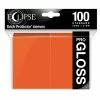 Ozzie Collectables All Board Games Eclipse Gloss Standard Sleeves 100 Pack Pumpkin Orange