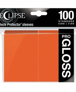 Ozzie Collectables All Board Games Eclipse Gloss Standard Sleeves 100 Pack Pumpkin Orange