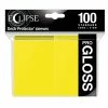 Ozzie Collectables Eclipse Gloss Standard Sleeves 100 Pack Lemon Yellow All Board Games