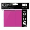Ozzie Collectables Eclipse Gloss Standard Sleeves 100 Pack Hot Pink All Board Games