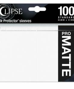 Ozzie Collectables Eclipse Matte Standard Sleeves 100 Pack Arctic White All Board Games