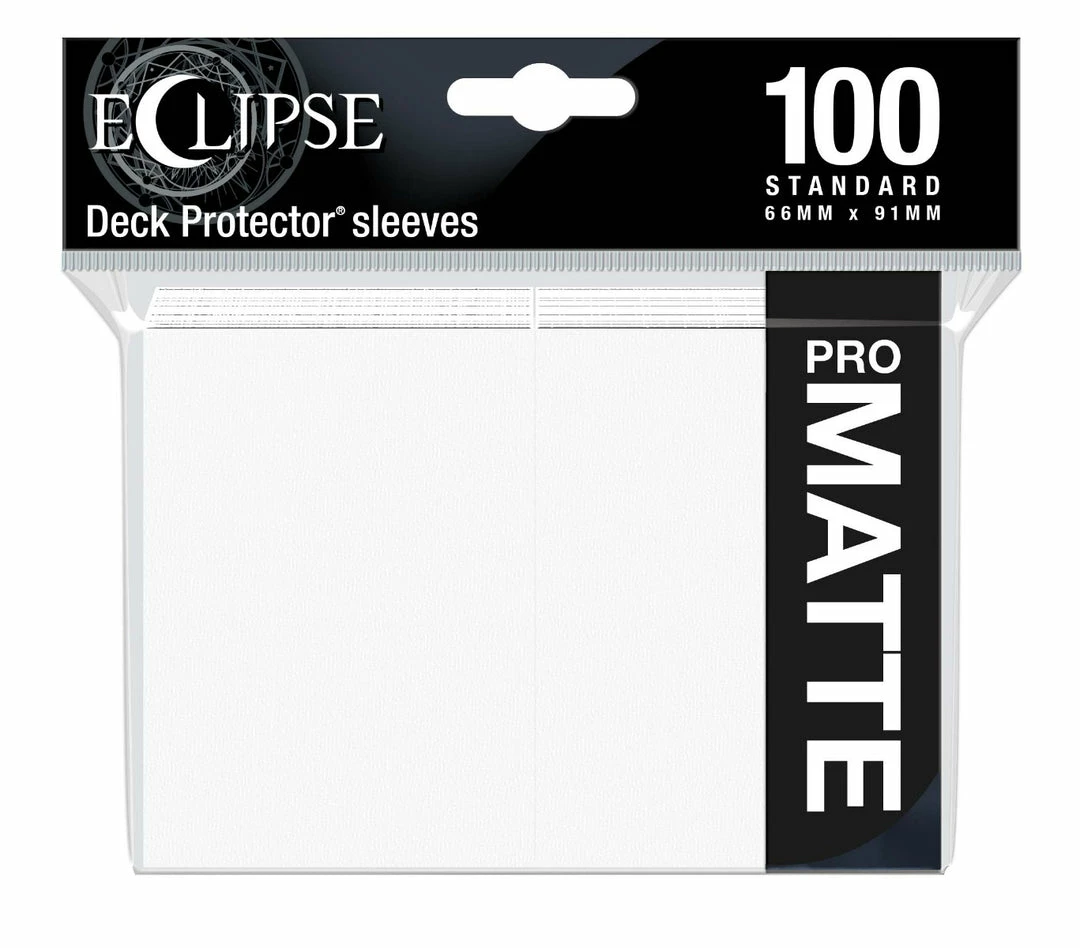 Ozzie Collectables Eclipse Matte Standard Sleeves 100 Pack Arctic White All Board Games 1 Ozzie Collectables Eclipse Matte Standard Sleeves 100 Pack Arctic White All Board Games