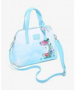 Loungefly Disney Alice In Wonderland Floral Watercolor Satchel Bag
