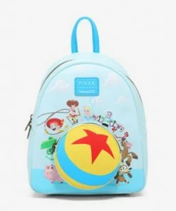 Loungefly Disney Pixar Toy Story Group & Luxo Ball Mini Backpack