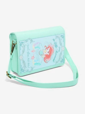 Loungefly Disney The Little Mermaid Chibi Ariel Book Crossbody Bag 1 Loungefly Disney The Little Mermaid Chibi Ariel Book Crossbody Bag