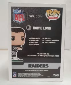 Funko POP! Vinyls NFL Raiders - Howie Long #151 Signed Pop! Vinyl 8 Funko POP! Vinyls NFL Raiders - Howie Long #151 Signed Pop! Vinyl