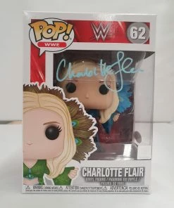 Funko WWE - Charlotte Flair (Blue) #62 Signed Pop! Vinyl POP! Vinyls