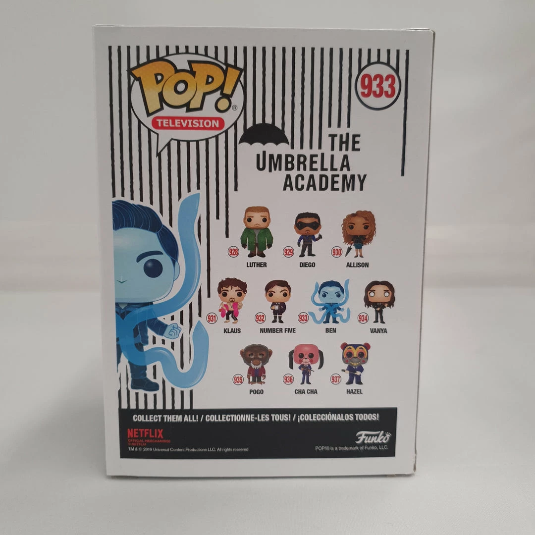 Funko The Umbrella Academy - Ben #933 Signed Pop! Vinyl 3 Funko The Umbrella Academy - Ben #933 Signed Pop! Vinyl