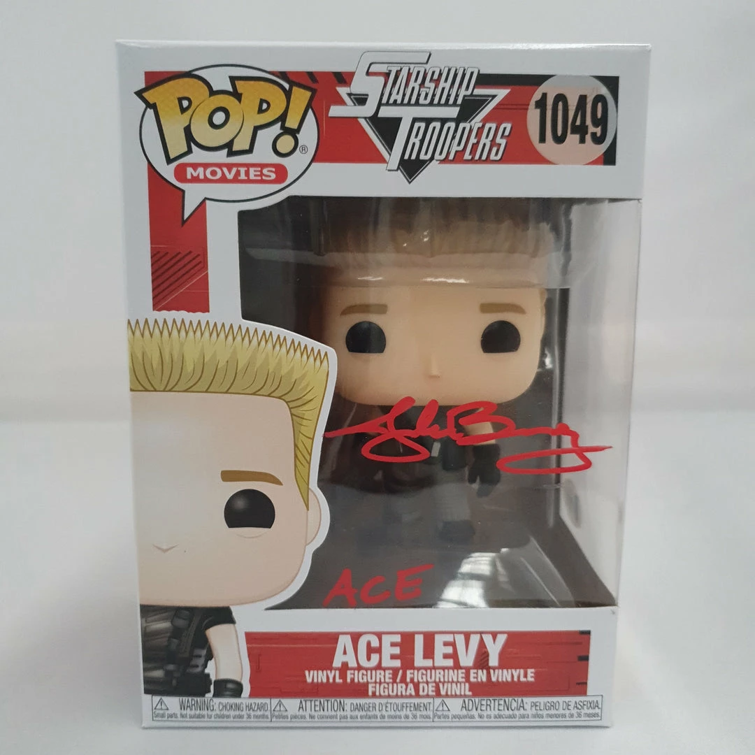 Funko POP! Vinyls Starship Troopers - Ace Levy #1049 Signed Pop! Vinyl 1 Funko POP! Vinyls Starship Troopers - Ace Levy #1049 Signed Pop! Vinyl