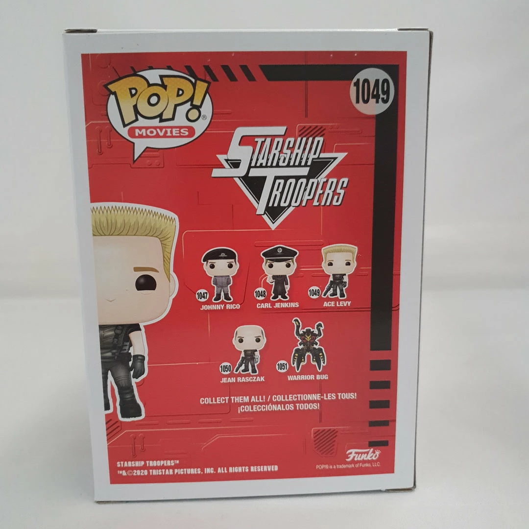 Funko POP! Vinyls Starship Troopers - Ace Levy #1049 Signed Pop! Vinyl 3 Funko POP! Vinyls Starship Troopers - Ace Levy #1049 Signed Pop! Vinyl