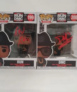 Funko Run Dmc - Run #199 And Dmc #200 Set Of 2 Signed Pop! Vinyl
