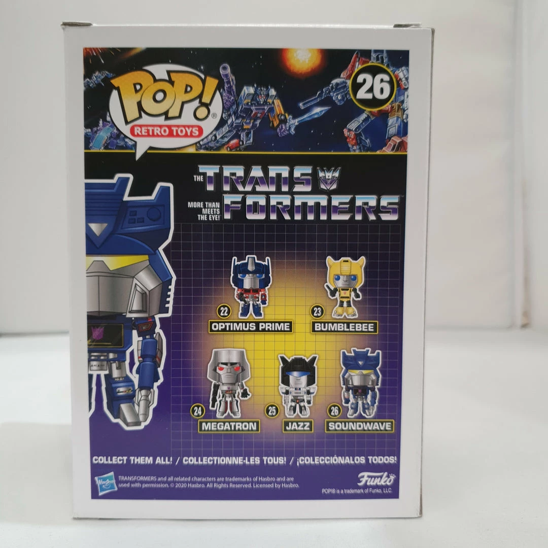 Funko Transformers - Soundwave #26 Signed Pop! Vinyl POP! Vinyls 3 Funko Transformers - Soundwave #26 Signed Pop! Vinyl POP! Vinyls