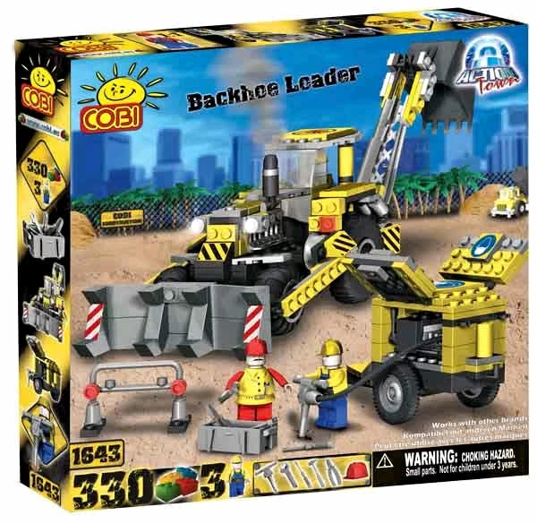 Cobi Action Town - 330 Piece Construction Backhoe Loader Construction Set Construction Sets 1 Cobi Action Town - 330 Piece Construction Backhoe Loader Construction Set Construction Sets