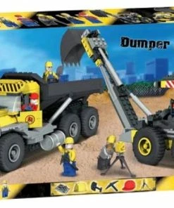 Cobi Action Town - 500 Piece Construction Dumper And Digger Construction Set
